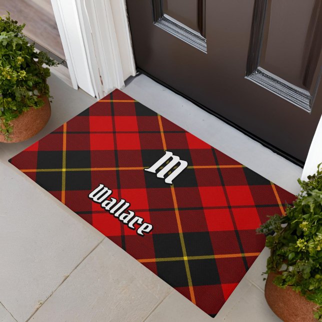 Tapete Clan Wallace Tartan Doormat (Criador carregado)