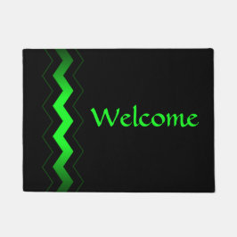 Tapete Clareza Moderna de Ênfase Verde Bem-Vindo