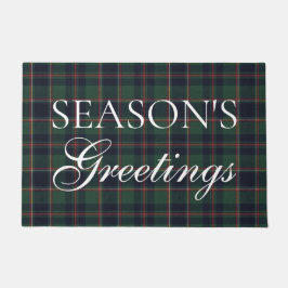 Tapete Classic Dark Blue Red Green Plaid Pattern