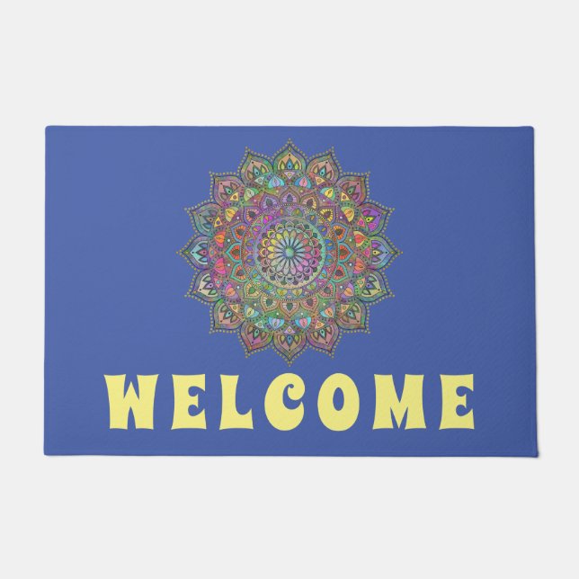 Tapete Clássico Colorosamente Mandala Índia Estilo 1 (Frente)