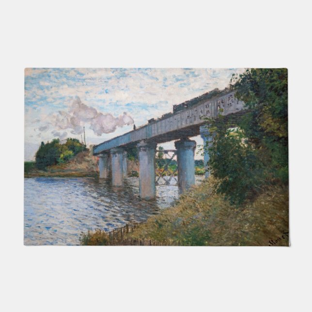 Tapete Claude Monet - A Ponte Ferroviária na Argentina (Frente)