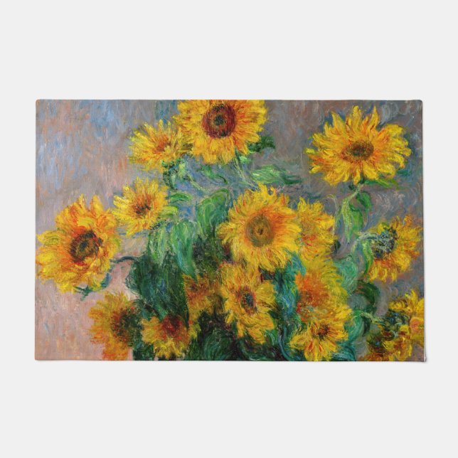 Tapete Claude Monet - Buquê de Sunflower (Frente)