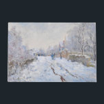 Tapete Claude Monet - Cena de Neve na Argentina<br><div class="desc">Cena de Neve na Argentina / Rue sous la neige,  Argenteuil - Claude Monet,  1875</div>
