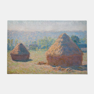 Tapete Claude Monet - Haystacks, fim do Verão