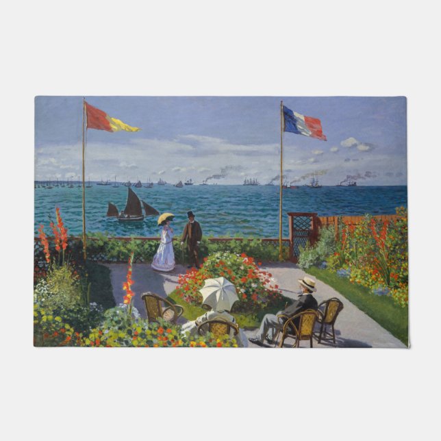 Tapete Claude Monet - Jardim de Sainte-Adresse (Frente)