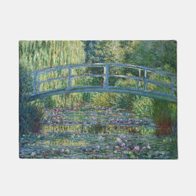 Tapete Claude Monet - Lagoa de Água Lily, Harmonia Verde (Frente)
