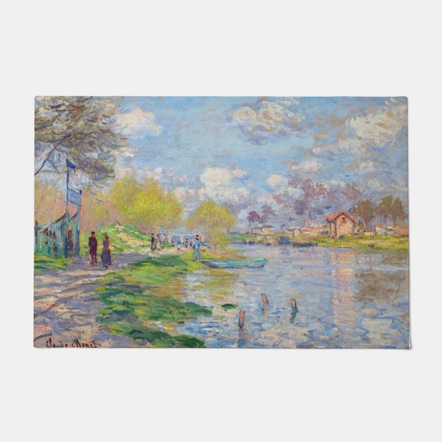 Tapete Claude Monet - Primavera do Sena (Frente)