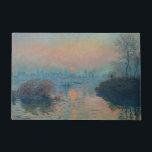 Tapete Claude Monet - Sunset sobre o Sena em Lavacourt<br><div class="desc">Sunset on the Seine at Lavacourt,  Winter Effect / Soleil couchant sur la Seine a Lavacourt,  effet d'hiver - Claude Monet,  Oil on Canvas,  1880</div>