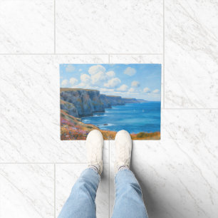 Tapete "Cliff of Enless Horizon" - Uma paisagem marinha g