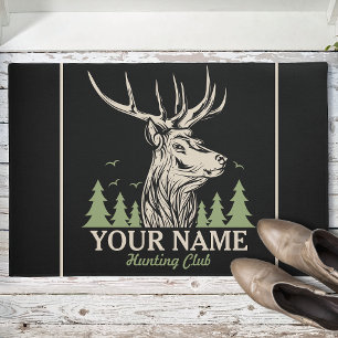 Tapete Clube Personalizado de Caça a Deer Elk Antler