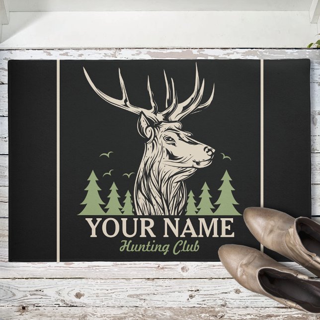 Tapete Clube Personalizado de Caça a Deer Elk Antler (Criador carregado)