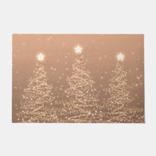 Tapete Cobre Elegante de Árvores Estimulantes de Natal
