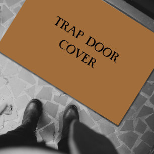 Tapete "COBRIR TRAP DOOR" engraçado porta introvertida