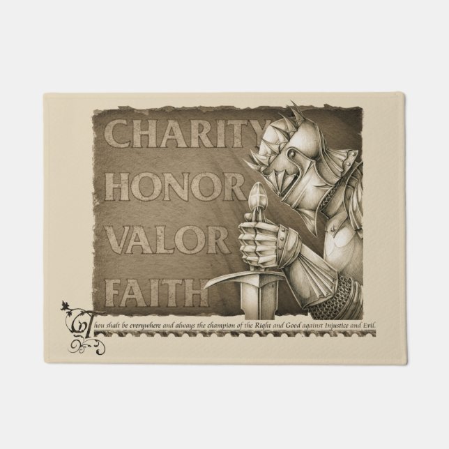 Tapete Código da cavalaria (Frente)