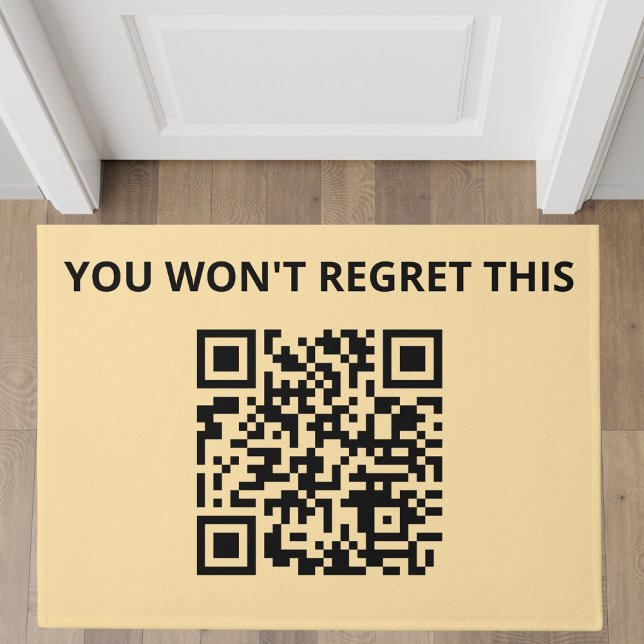 Tapete Código QR Personalizado Engraçado (Criador carregado)