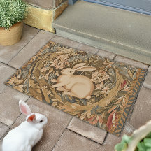 Coelho Vintage em Estilo Tapeçaria Medieval