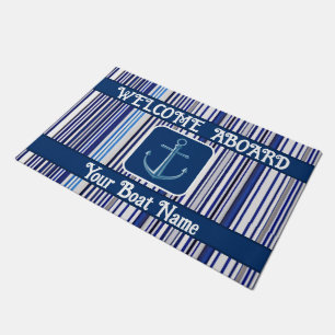 Tapete Coleção Trendy Summer Marinho Blue Boat Strips