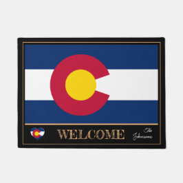 Tapete Colorado & Colorado Flag house mat /sport EUA