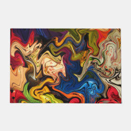 Tapete colorida, alegre, colorida + padrão, têxtil