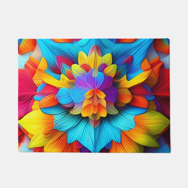 Tapete Colorida Floral Mandala Design (Frente)