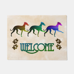Tapete Colorida italiana Greyhounds