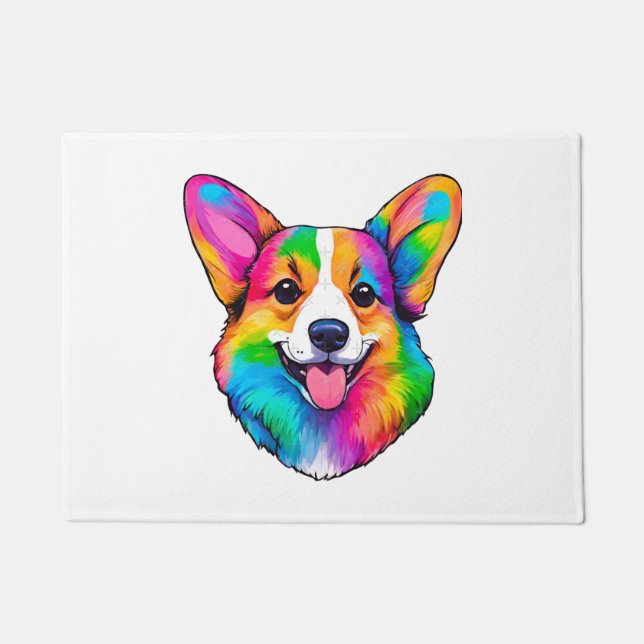 Tapete Colorir Corgi (Frente)