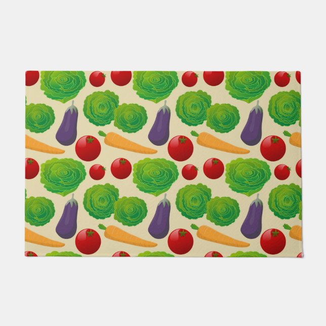 Tapete Coma seus vegetais (Frente)