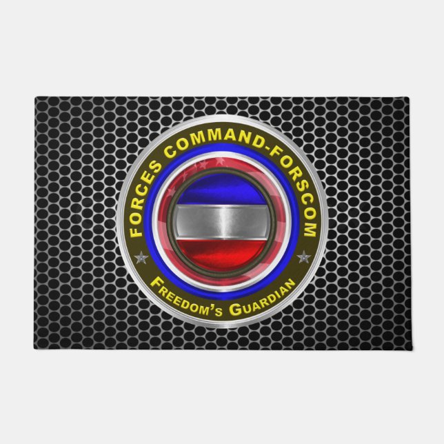 Tapete Comando das Forças do Exército FORSCOM  (Frente)
