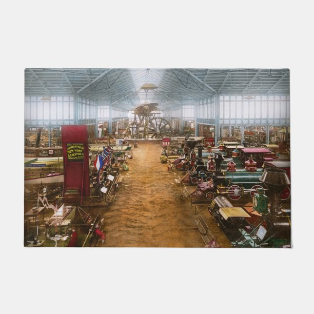 Tapete Comboio - Aquele novo cheiro de trem 1876 (Frente)