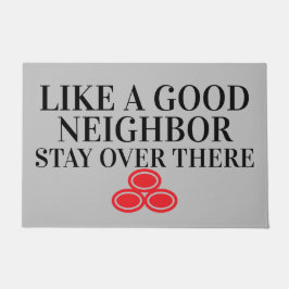 Tapete Como Um Bom Vizinho, Engraçado Rude Sarcastic Door