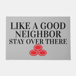 Tapete Como Um Bom Vizinho, Engraçado Rude Sarcastic Door