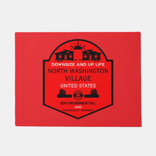 Tapete Comunidades de Casa Pequena Editáveis (Frente)