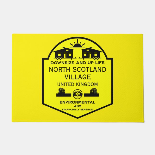 Tapete Comunidades de Casa Pequena Editáveis (Frente)