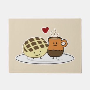 Tapete Concha doce do mexicano do dulce da bandeja do