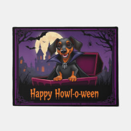Tapete Conde Dachshund Feliz Dia das Bruxas