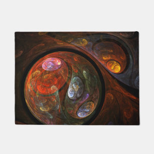 Tapete Conexão Fluida Arte Abstrata Cósmica Moderna