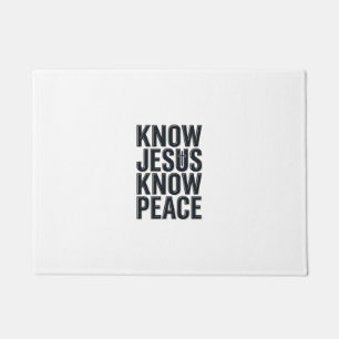 Tapete Conheça Jesus Conheça a Paz Tipografia Cristã Vint