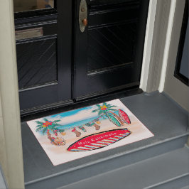Tapete Conselho de Natal Havaiano - Boas-vindas Mat
