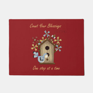 Tapete Conte sua esteira bem-vinda das bênçãos