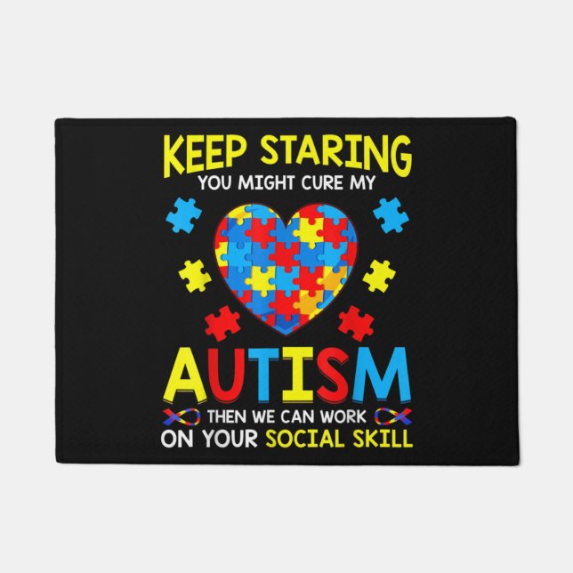 Tapete Continua A Estreitá-Lo... Pode Curar O Meu Autismo (Frente)