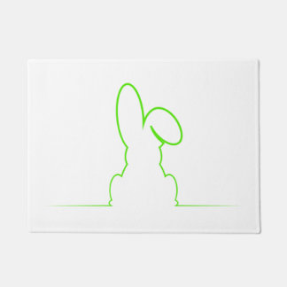 Tapete Contorno de um gre da luz da lebre