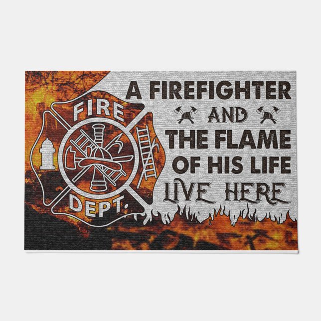 Tapete Cool Firefighter Doormat, New Couples (Frente)