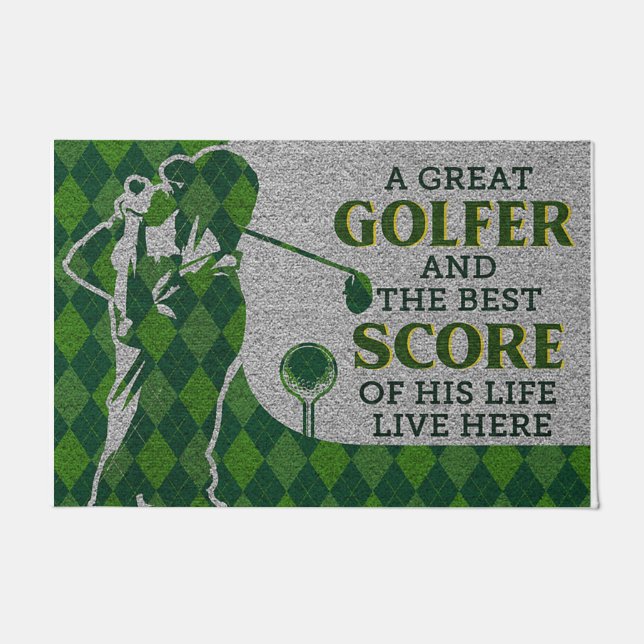 Tapete Cool Golfer And His Best Score (Frente)