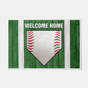 Tapete Cool Welcome Home Mat, Baseball Player