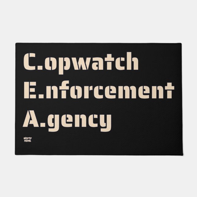 TAPETE "COPWATCH ENFORCECE AGENCY"       (Frente)