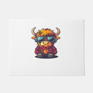 Tapete Coquette Highland Cow Bubblegum Tshirt Design, Hol