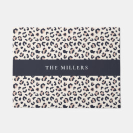 Tapete Cor-de-rosa com impressão leopardo