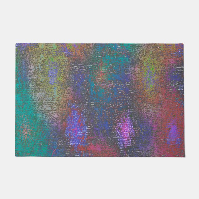 Tapete Cor do brilho liso, mancha envelhecida (Frente)