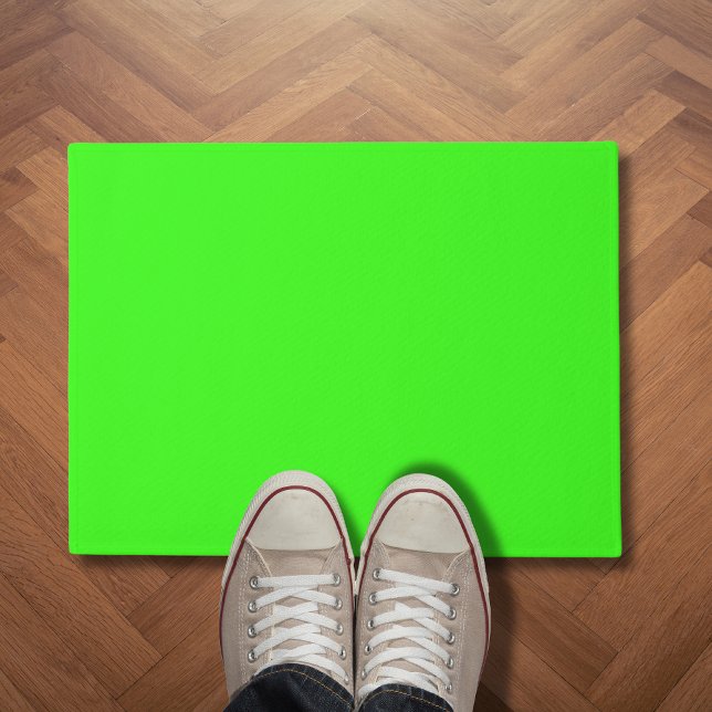 Tapete Cor Sólida Neon Verde | Clássico (Criador carregado)