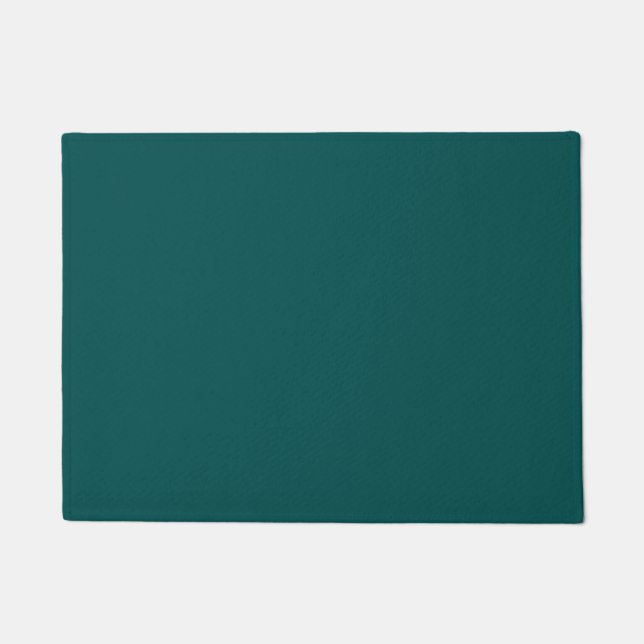 Tapete Cor Sólida Verde-azulado Escuro (Frente)